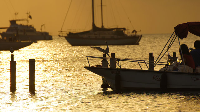Atardecer en el Caribe, Boqueron. Puerto Rico