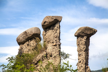 Rock Formation in Natural Park, Trentino Alto Adige, Italy