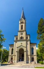 Fototapeta na wymiar Lutherkirche, a church in Konstanz, Germany