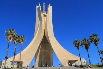 Märtyrerdenkmal in Algier, Algerien