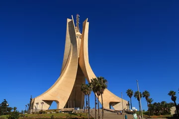 Crédence en verre imprimé Algérie Mémorial du Martyr à Alger, Algérie
