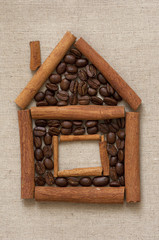 Cinnamon and coffee house