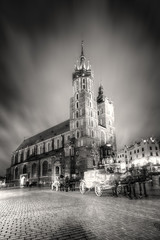 Fototapeta na wymiar Kościół Mariacki w Krakowie, Polska.