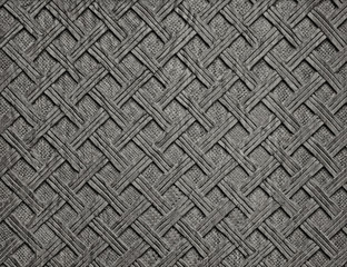 Grey grunge background from handmade carved wood texture