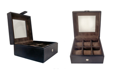 Lethal box of watch isolated on white background