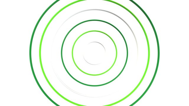 点滅しながら広がるリングのループCG