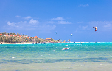 anse Mourouk, paradis des kitesurfeurs, Rodrigues