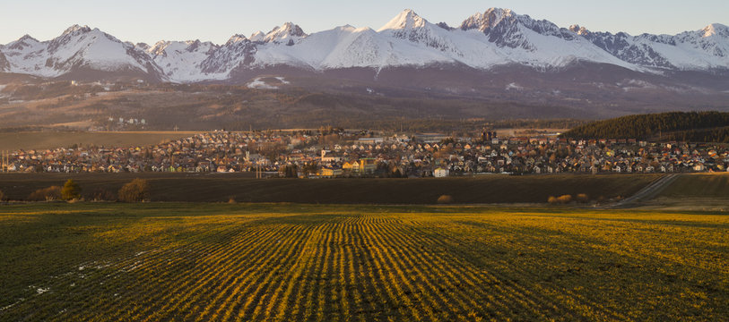 Fototapeta panorama Tatr Słowackich