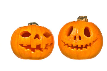 Halloween pumpkin isolated