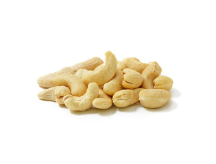 cashew nuts isolated on white background