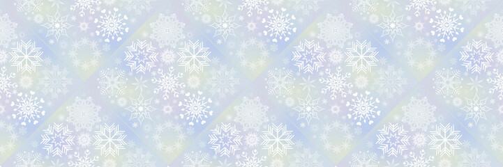 Christmas banners with snowflakes for design, illustration..