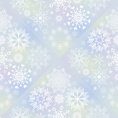 Collection of snowflakes (set of snowflakes) illustration.