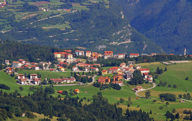 Fototapeta na wymiar tonezza del cimone village in the province of vicenza