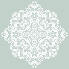 Orient  ornamental round lace