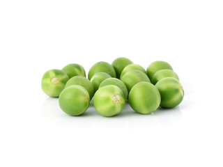 thai eggplant on white background