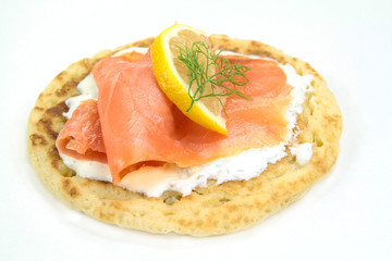 blinis et saumon