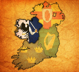 connancht on map of ireland