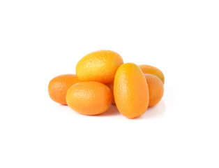 kumquat fruits isolated on white background