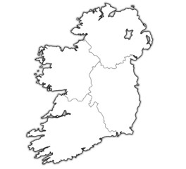 provinces on map of ireland