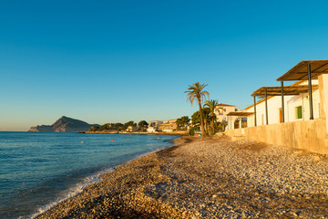 Obraz premium Early morning on Altea bay