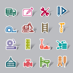Construction Color Icon Label