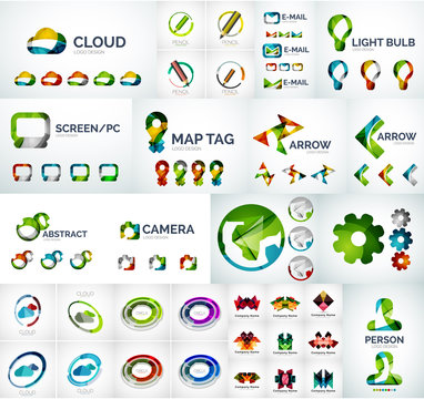 Abstract company logo collection