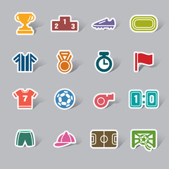 Sport Competition Color Icon Label