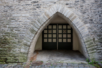 Old castle gate