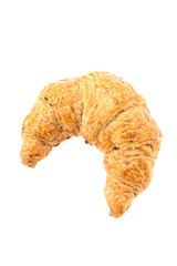 Croissant isolated on white