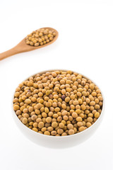 Soybean isolated on white background