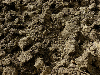 freshly ploughed field fragment
