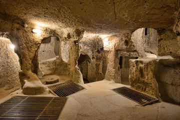 Obraz premium cave city in Cappadocia Turkey