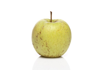 Green apple isolated on white.