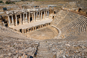 Fototapeta premium theater in ancient Hierapolis, Turkey
