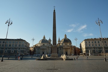 Fototapeta na wymiar Piazza del popolo