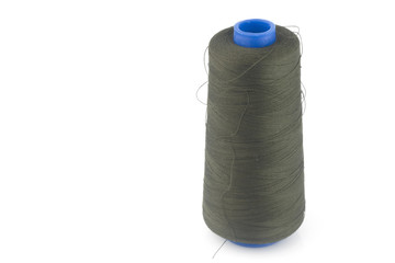 Loop of thread isolated on white background