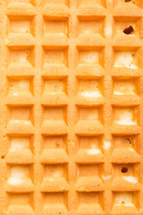 Hintergrund / Fläche aus einer belgischen Waffel