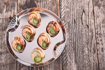 bourgogne snail, french gastronomy