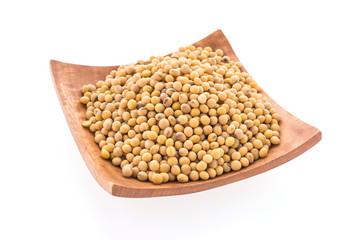 Soybean isolated on white background