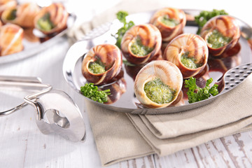 bourgogne snail, french gastronomy © M.studio