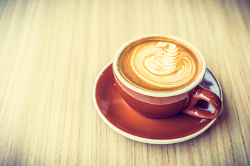Latte coffee