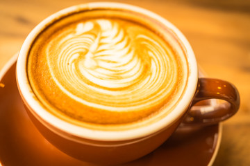 Latte coffee