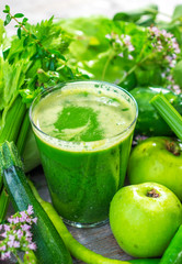 Healthy green juice