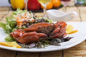 Fresh Steam red crab