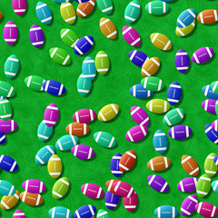 Rugby seamless generated hires texture