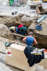 Travaux canalisation