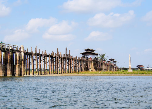 U-bein bridge, Amarapura, Myanmar