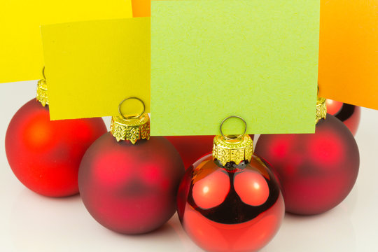 boules porte-noms pour repas r&eacute;veillon de No&euml;l