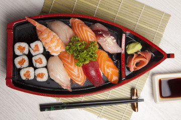 cuisine japonais grillage beignet sushi sashimi