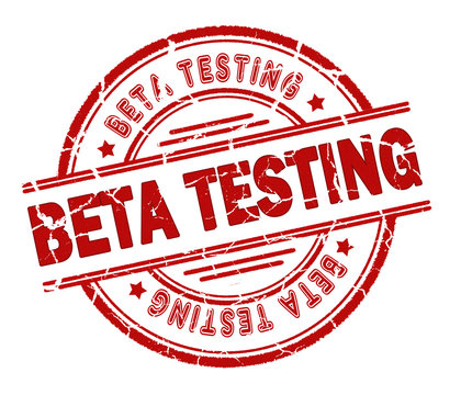 beta testing stamp